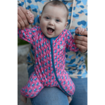 Burlebo Baby Zip Up American Flag