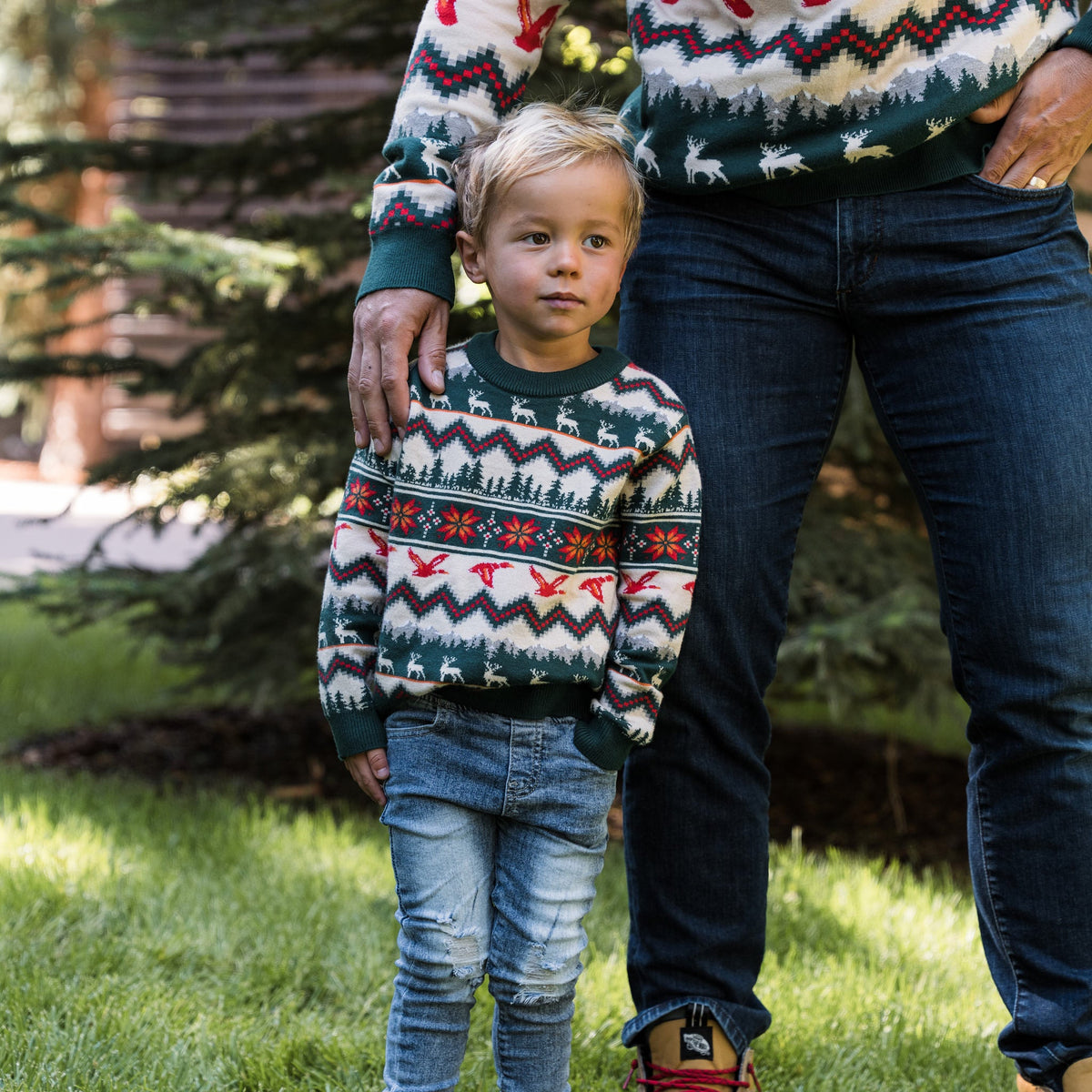 YOUTH CHRISTMAS SWEATER - BURLEBO OUTDOORS